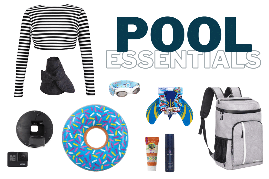 Pool Bag Essentials: 30-Something Mom Edition